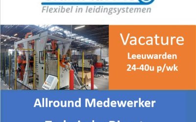Vacature Allround Medewerker Technische Dienst (M/V)